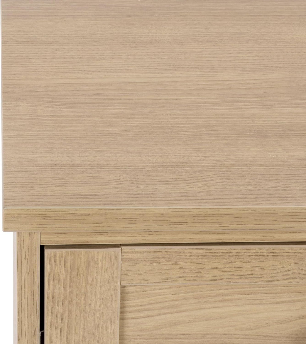 SAFAVIEH Home Collection – Shafa 1-Drawer 1-Shelf Side Table, Natural Finish ...