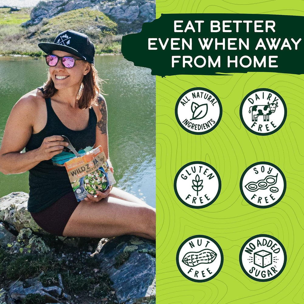 Wild Zora Paleo Freeze Dried Meals for Backpacking & Camping - Healthy Gl...