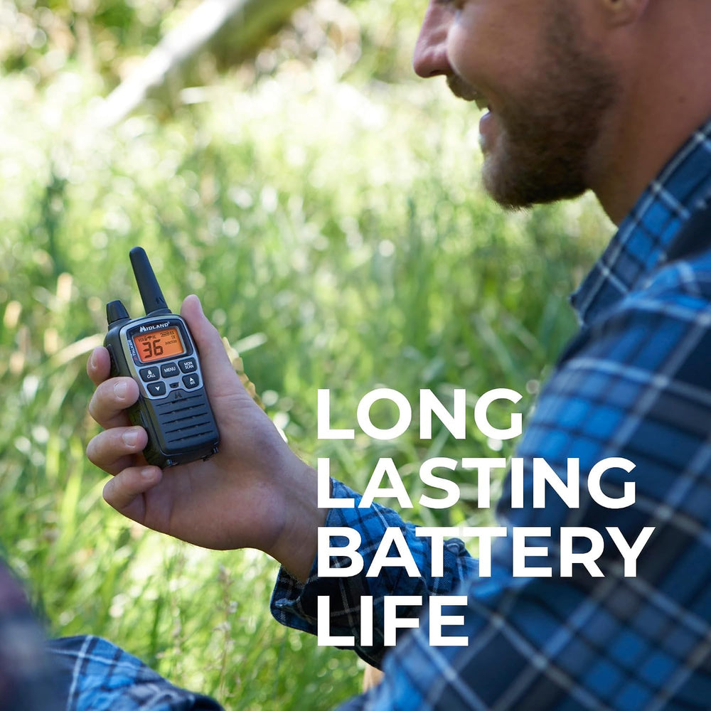 Midland T77VP5 X-Talker FRS Walkie Talkie, Black