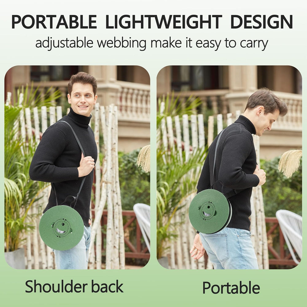 Upgraded XXL Collapsilbe Stool with Cushion,More Sturdy and Height 19.7“,D11....