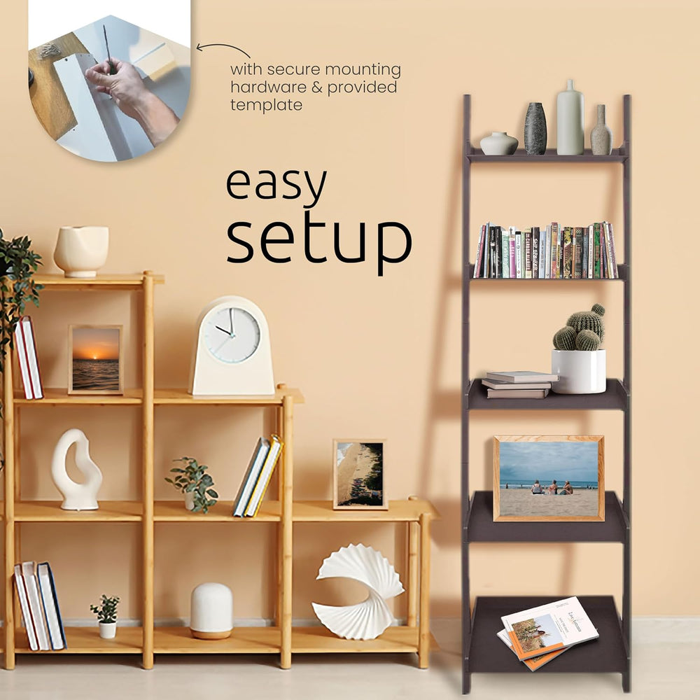 kieragrace Providence Hadfield Leaning Shelf - Matte Paint Black, 18" by...