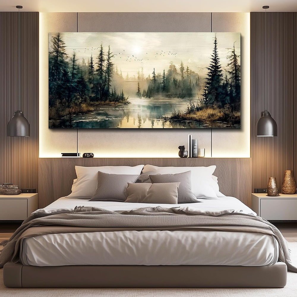 FUHAIHUA Canvas Wall Art For Living Room Large Wall Decor For Office Modern B...