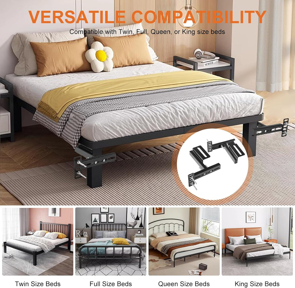 Colinktool Universal Adjustable Headboard Bracket Kit for Metal Bed Frame