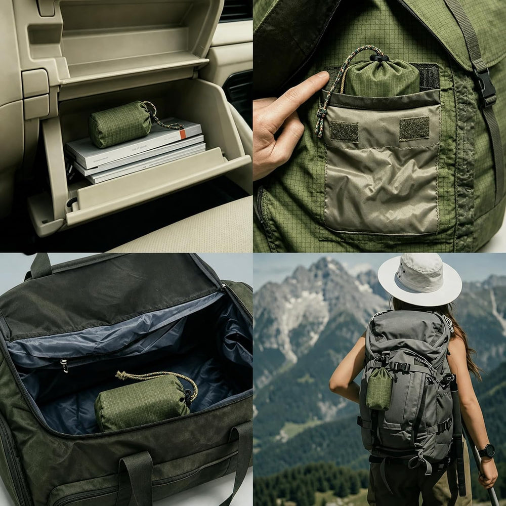 Camouflage Emergency Sleeping Bag Survival Blanket