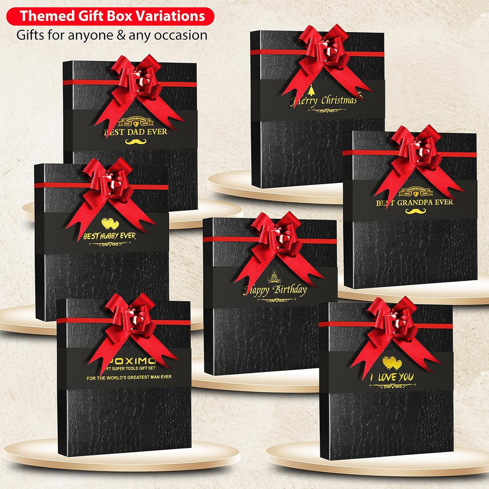 Multitool Gift Set for Men Dad Him, 3-in-1 EDC Survival Kit with 14 in1 Multi...
