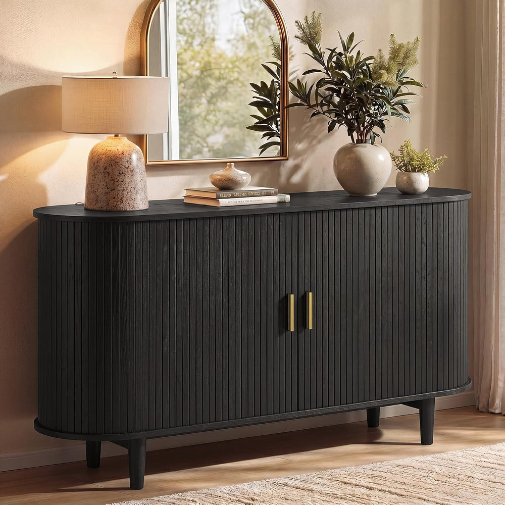 VASAGLE Storage Cabinet, Sideboard with Adjustable Shelves
