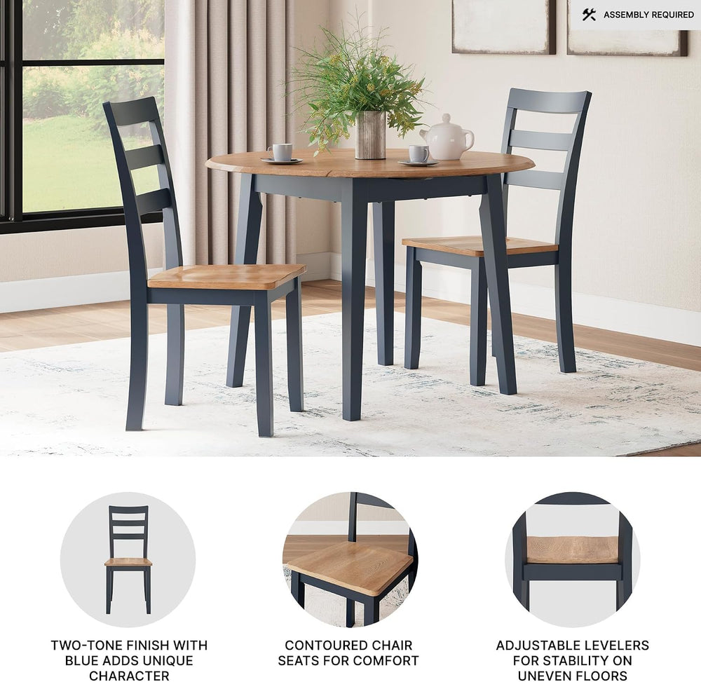 Signature Design by Ashley Gesthaven Ladder Back Dining Chairs, Set of 2