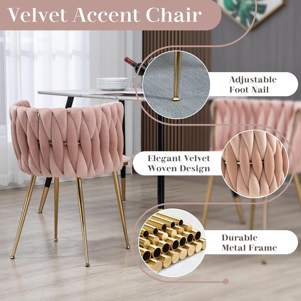 Gold Luxury Round Glass Dining Table Set for 2, 3 Pcs Clear Circle Glass Top ...