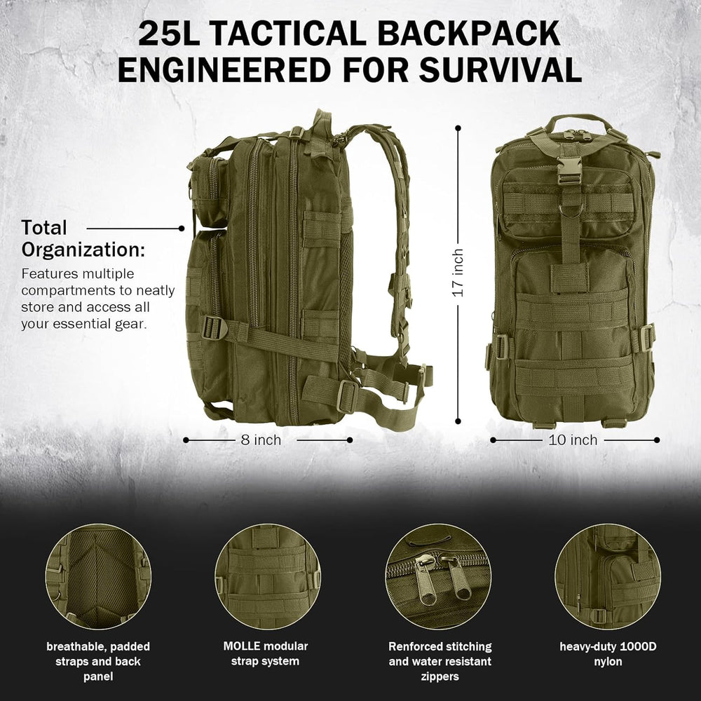 258-Piece Emergency Survival Kit, Outdoor Camping & Disaster Preparedness...