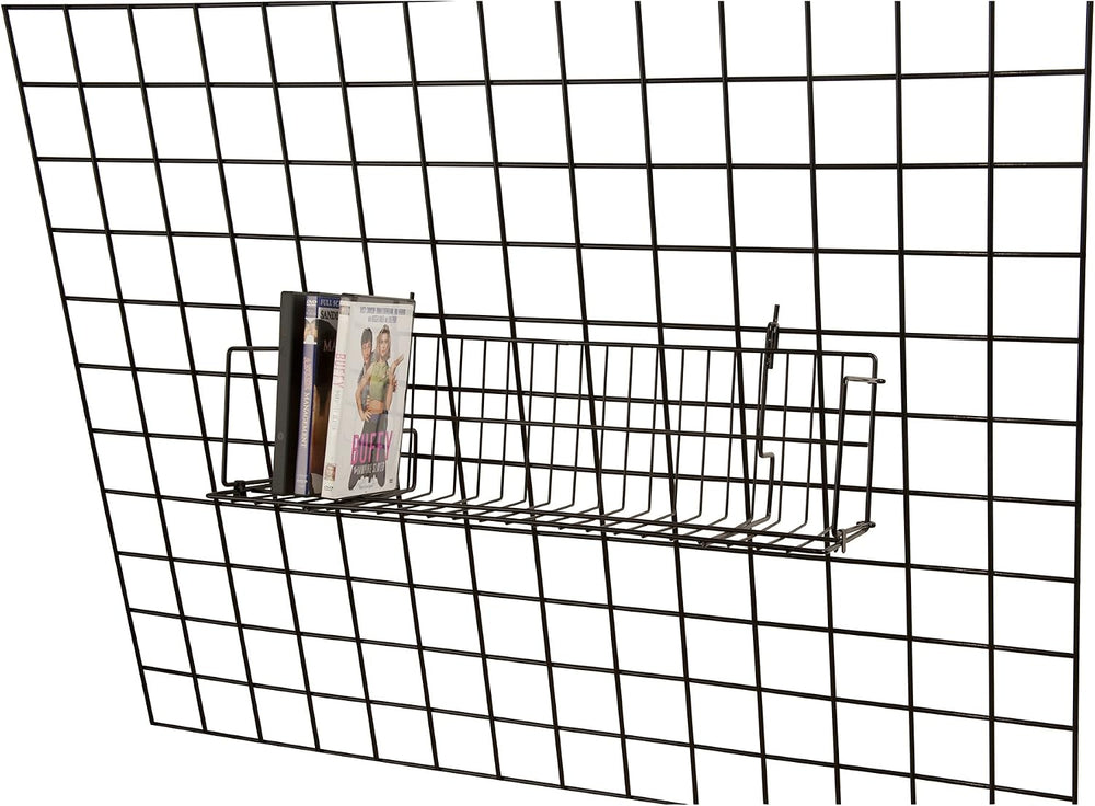 Box of 4 New Retails Black finished CD/DVD/Cassette Shelves 24"L x 6&quo...