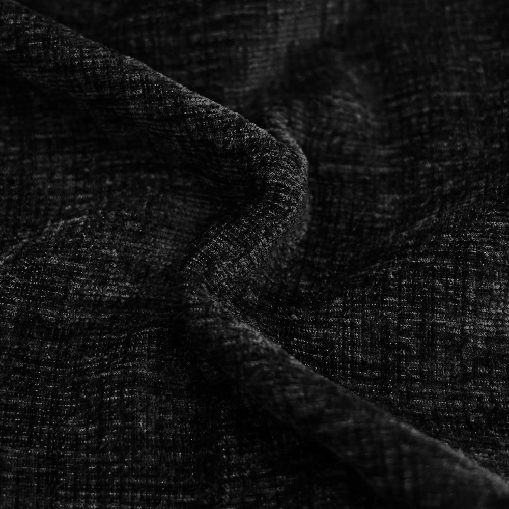 CaliTime Decorative Couch Throw Pillow Covers 18 X 18 Inches Black