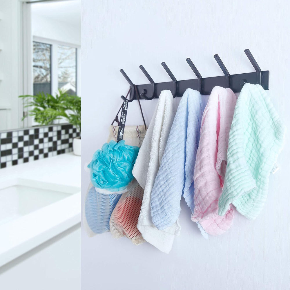 WEBI Coat Rack Wall Mounted,17-1/8 Inch Coat Hooks for Hanging Coats,Heavy Du...