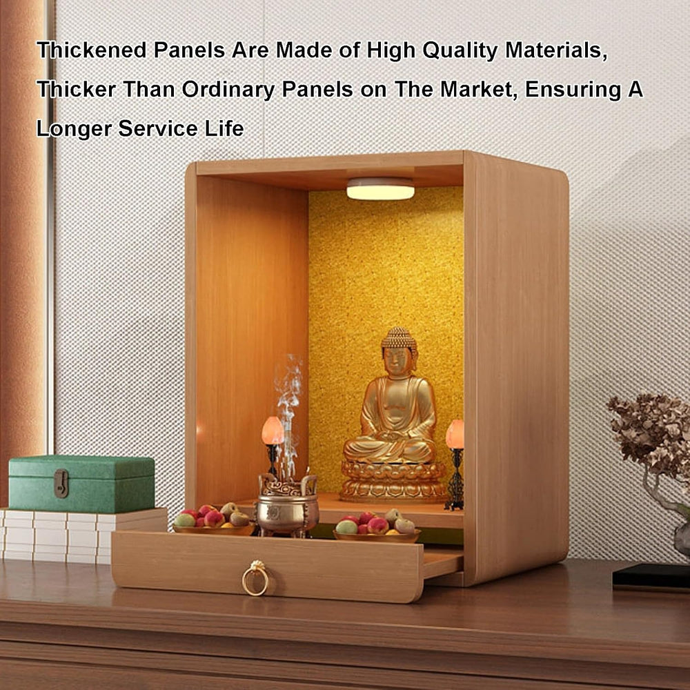 Meditation Table, Altar Table with Drawer,Used for Meditation and Prayers, Ba...