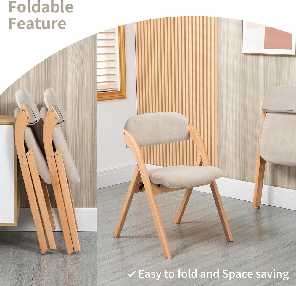 Folding Chairs with Padded Seats