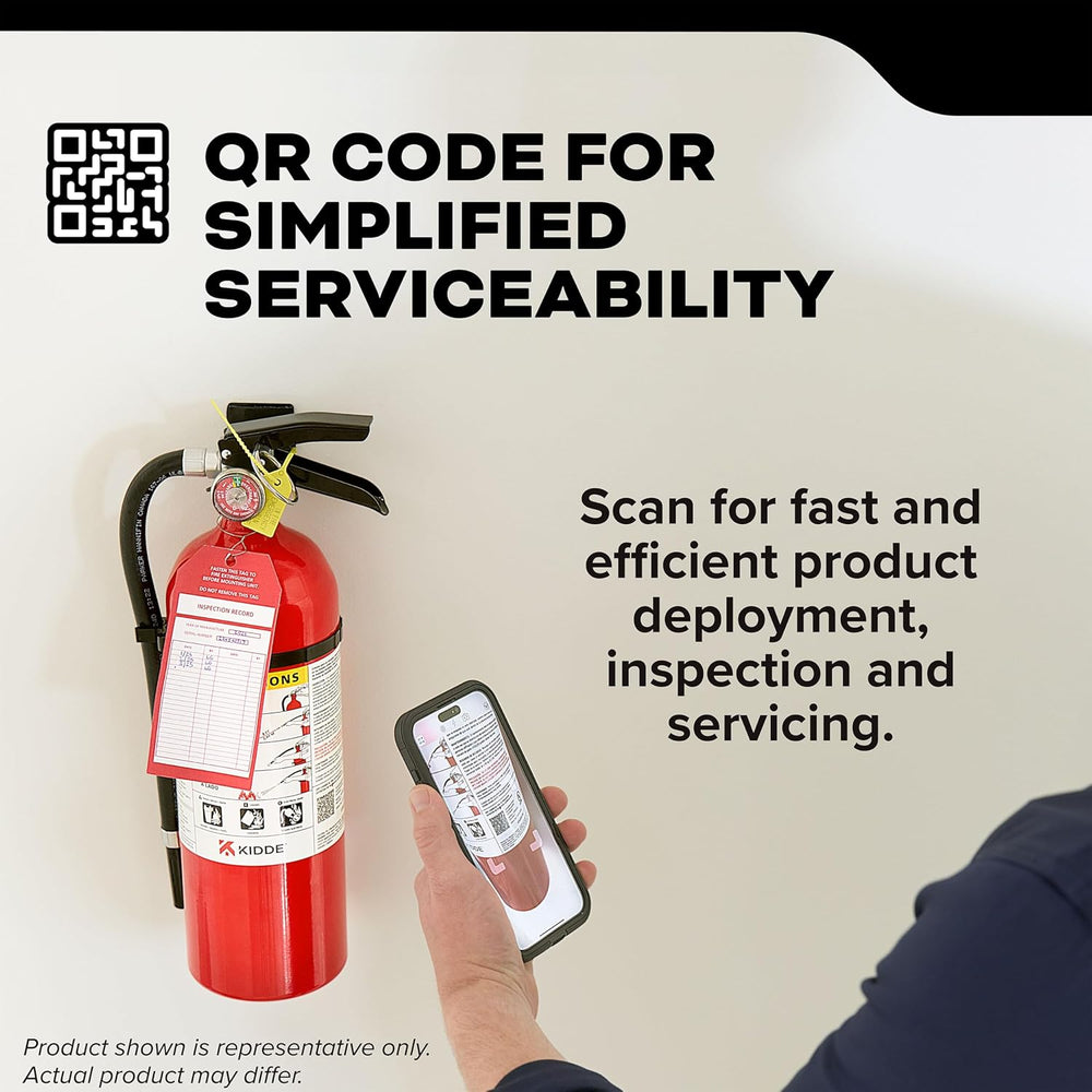 Kidde Pro 210 Commercial Fire Extinguisher, 2-A:10-B:C, PRO-4MP-1, 2 Pack