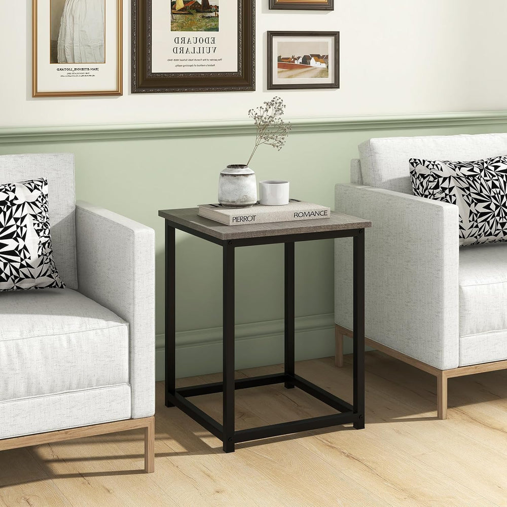 GIANTEX Round Nesting Table Set of 3, Farmhouse Living Room Table Set, Oak | ...