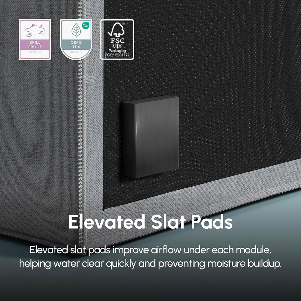 ROVE LAB M1 Outdoor Ottoman-Celestial Stone