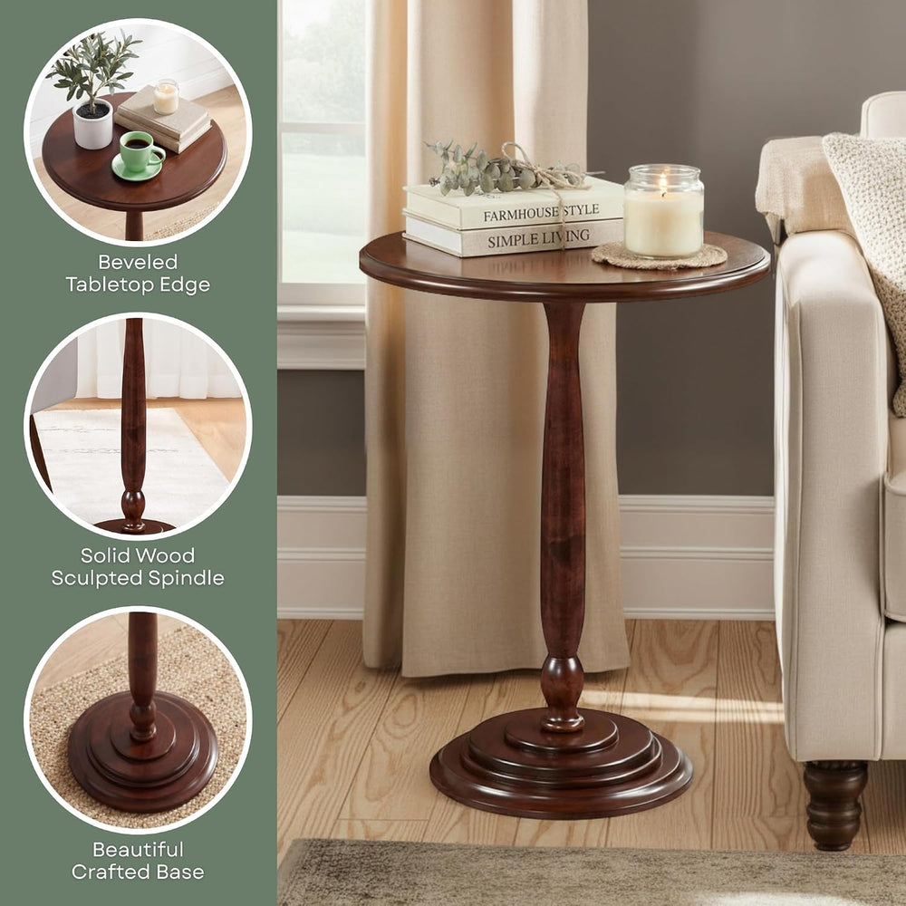 Convenience Concepts Classic Accents Amelia Spindle Table 18" - Traditio...