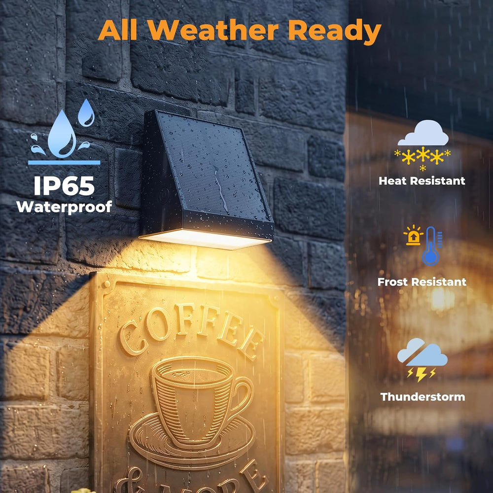 Solar Lights Outdoor for Mailbox, Address, Sign, House Number, Fence