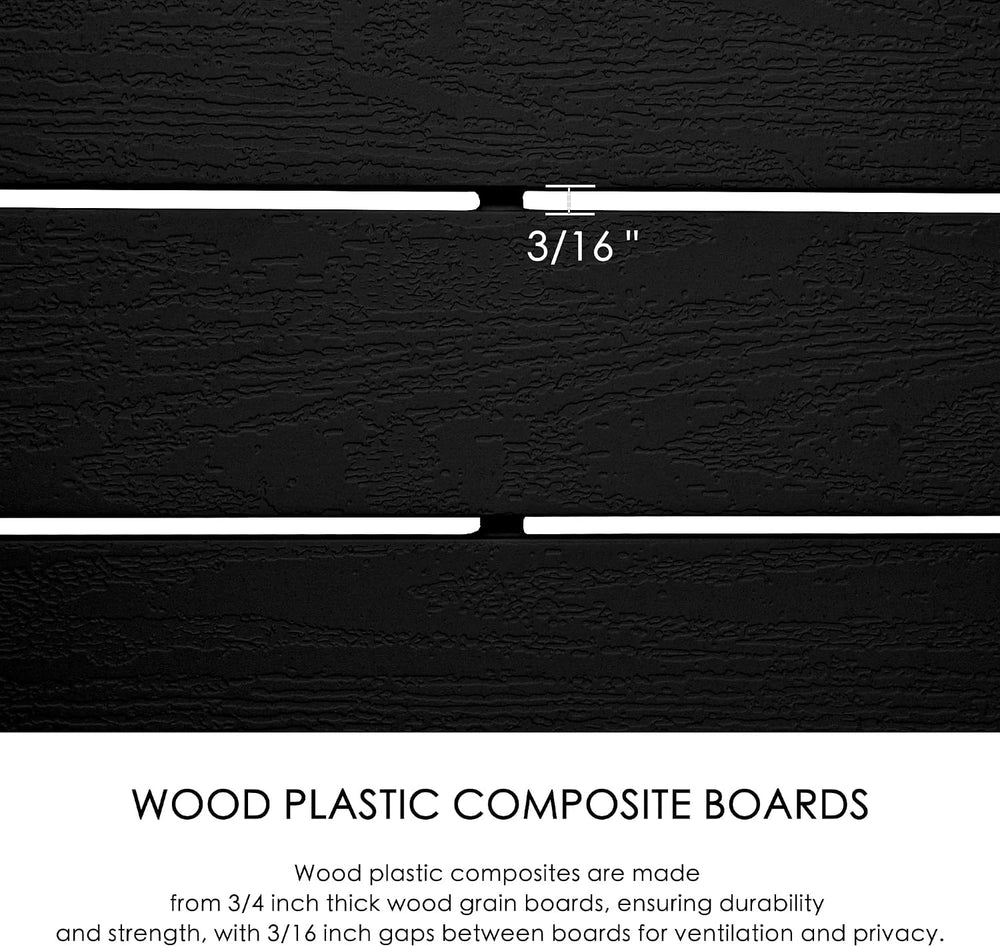 Kozyard 50" W x 48" H Privacy Screens Fence Panel Specifically for ...