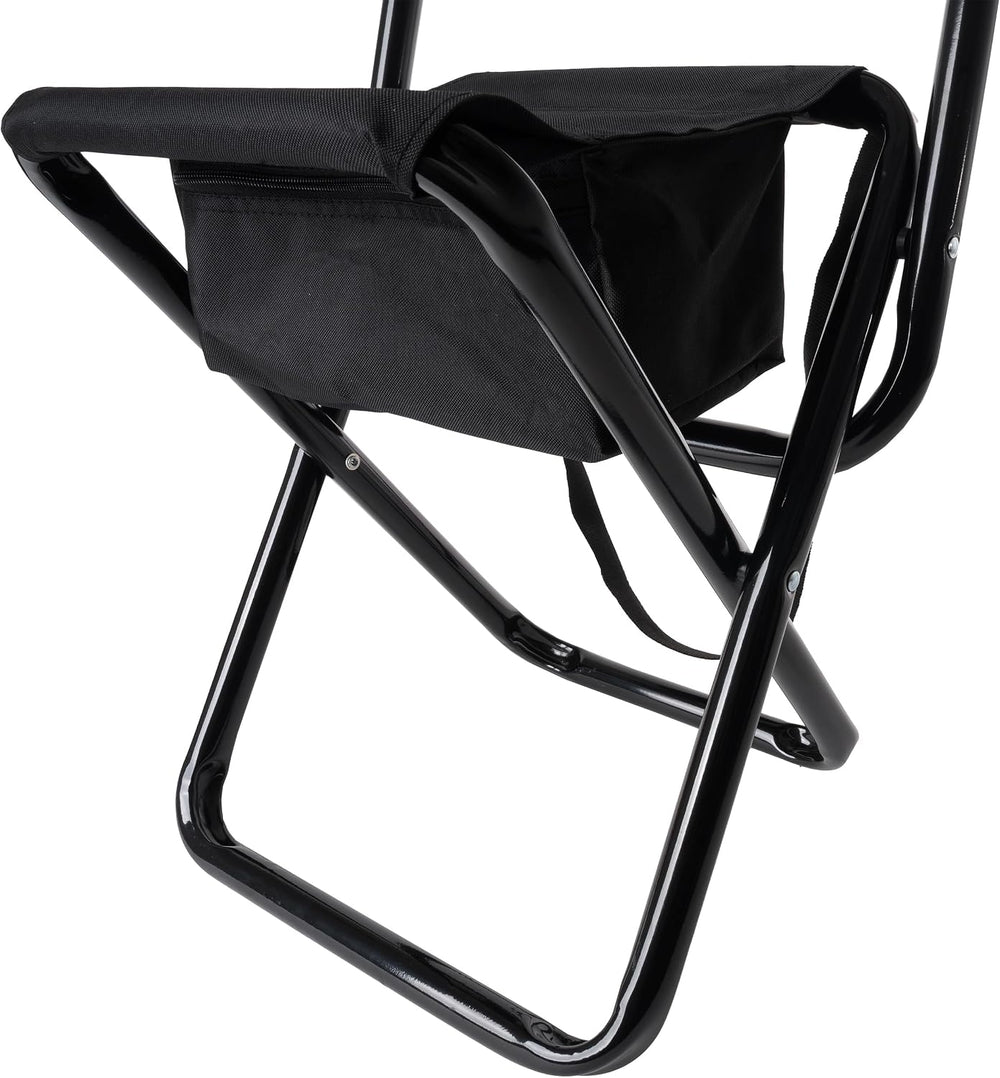 Rothco Deluxe Folding Stool with Back & Pouch - Portable Seating for Outd...