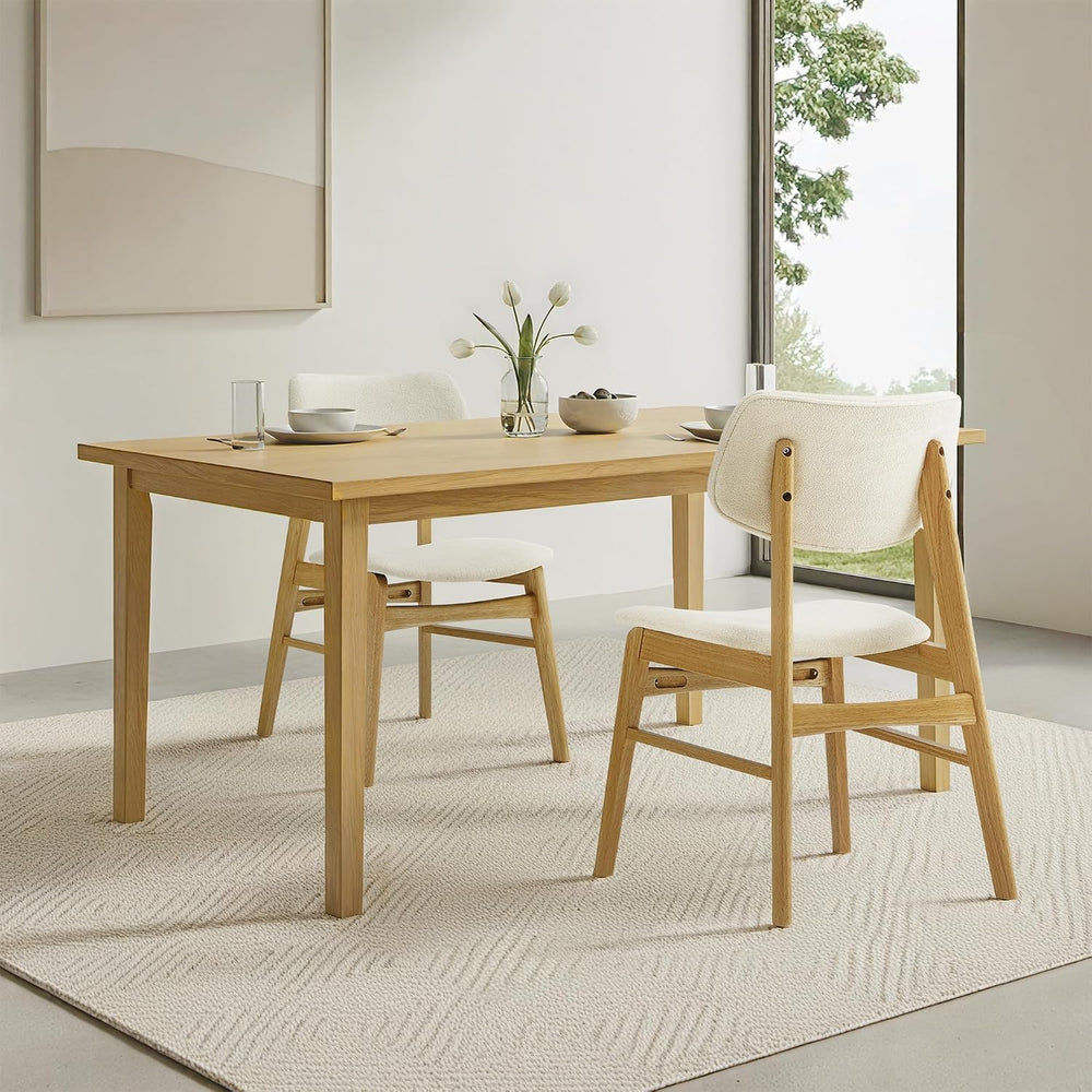 KISLOT Wood Dining Chairs Set of 4, Upholstered Kitchen Chairs, Original