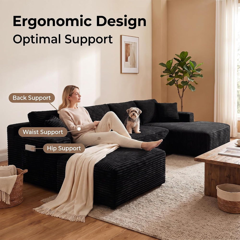 Boneless Couch Modular Sectional Sofa Cloud Couch
