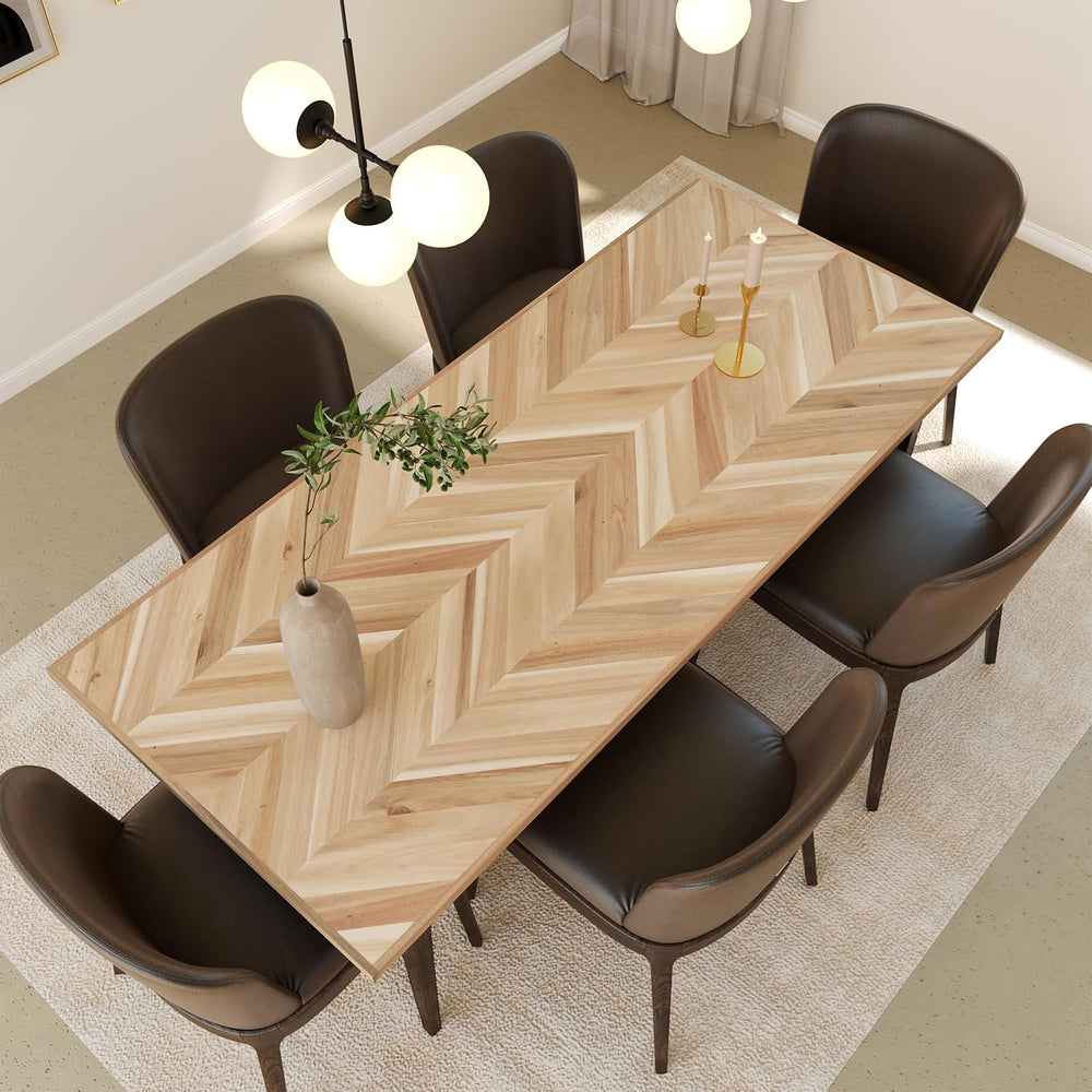 Howizz 48x25 in Solid Wood Table Top - 1in Thick Butcher Block Countertop for...