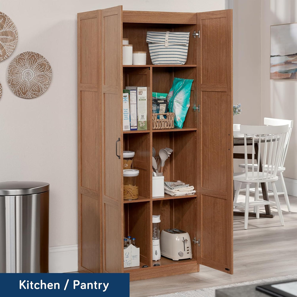 Sauder Select Storage Cabinet, Pantry Cabinet Kitchen Storage with Adjustable...