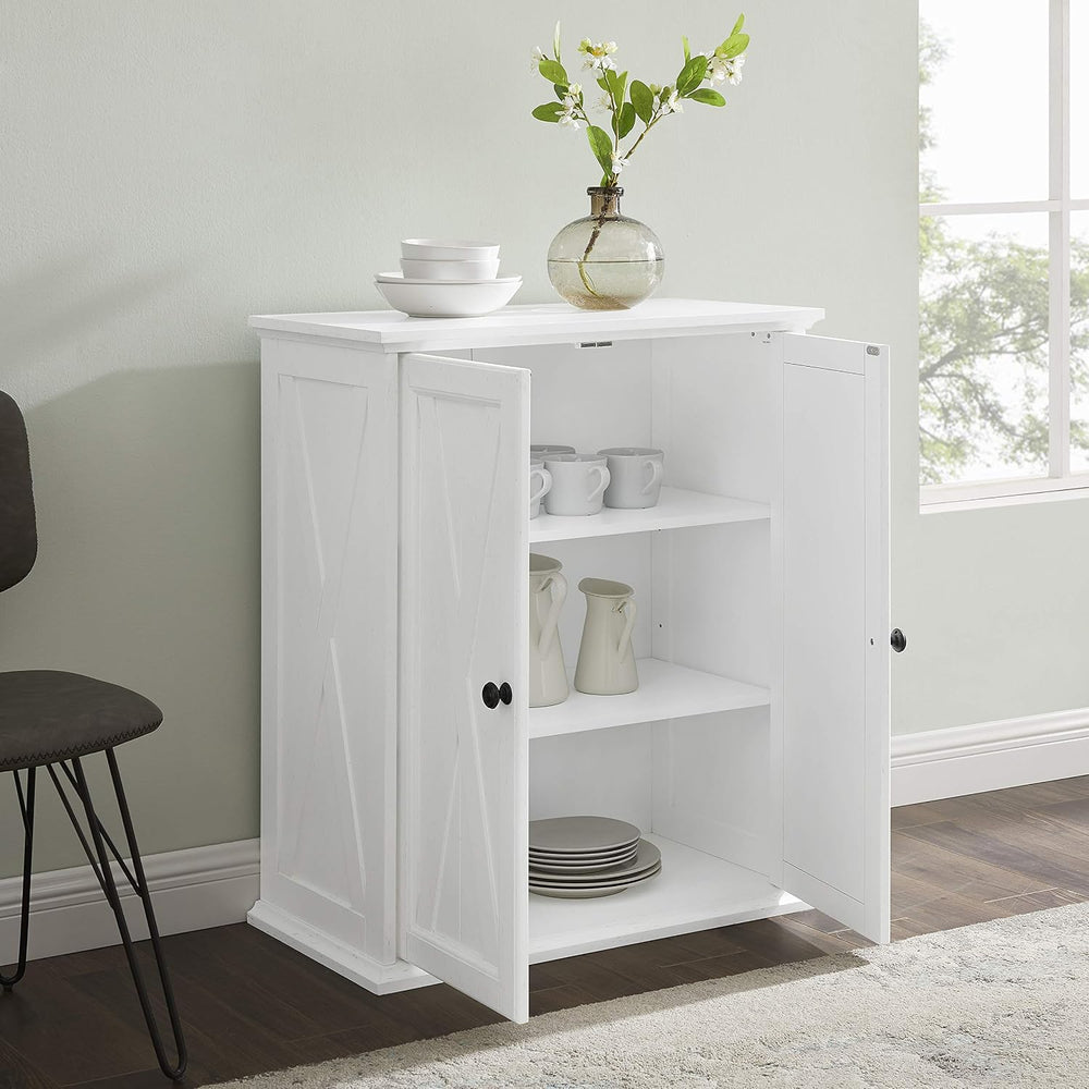 Crosley Furniture Clifton Stackable Pantry Storage Cabinet with Shelves, Kitc...