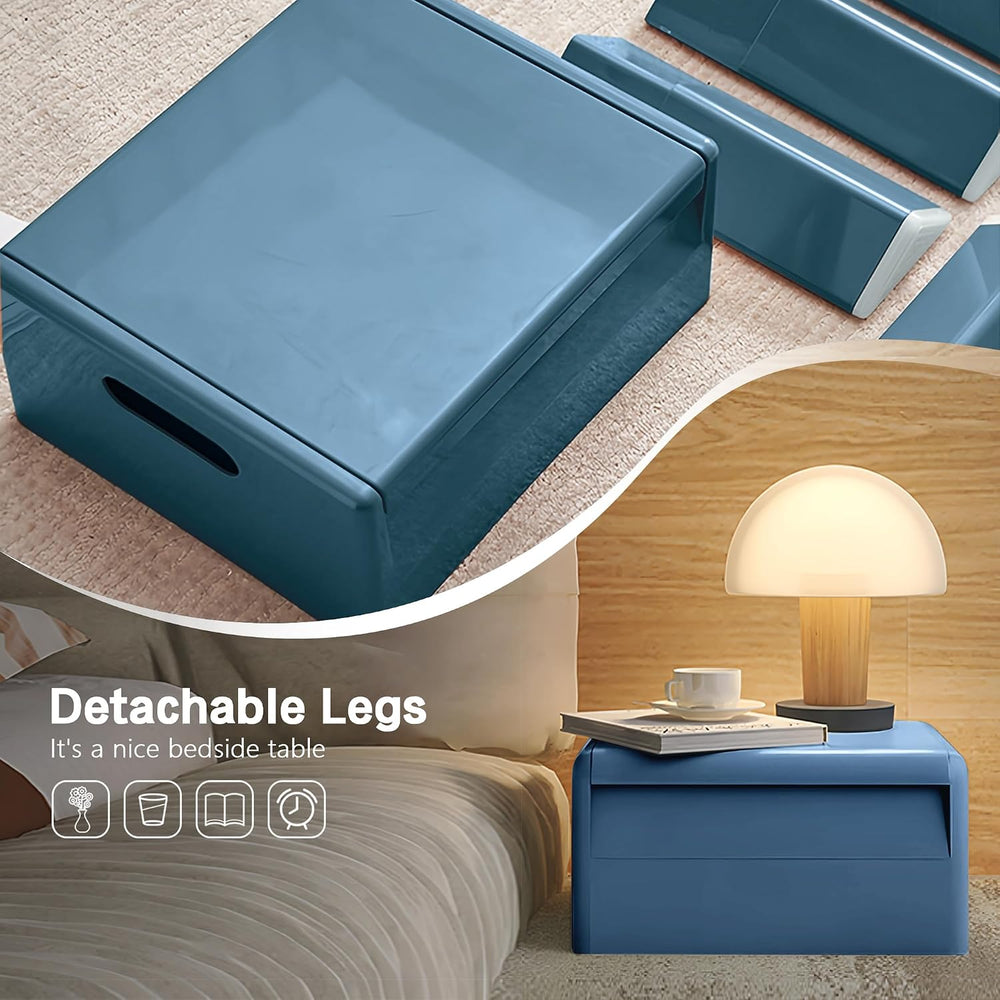 Colorful ABS Plastic Nightstand Detachable Storage Side Table Stool | Tool-Fr...