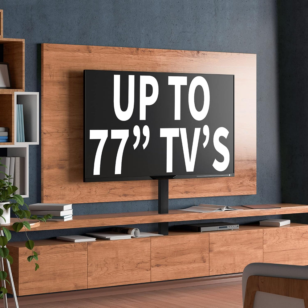 VIVO Motorized Large TV Stand for 37 to 77 inch Screens, MOUNT-E-UP80D | Blac...