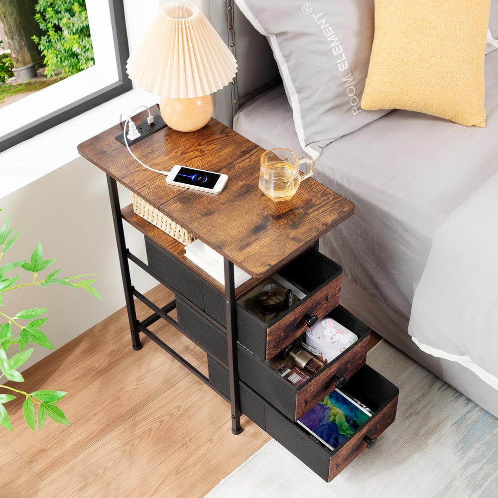 AMHANCIBLE End Tables, C Shaped