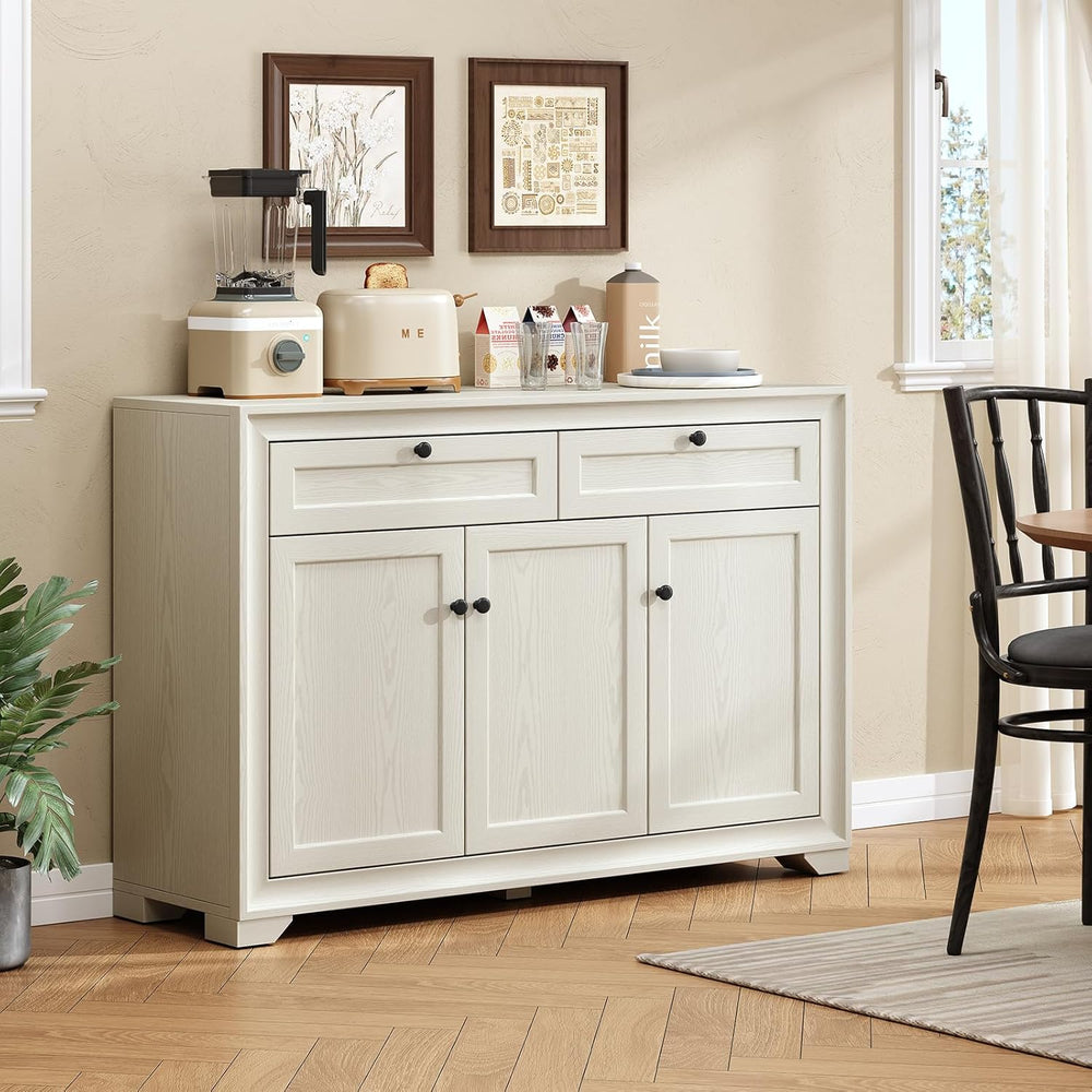 ONBRILL 48 Inches Sideboard Buffet Cabinet with Storage, Farmhouse Sideboard ...