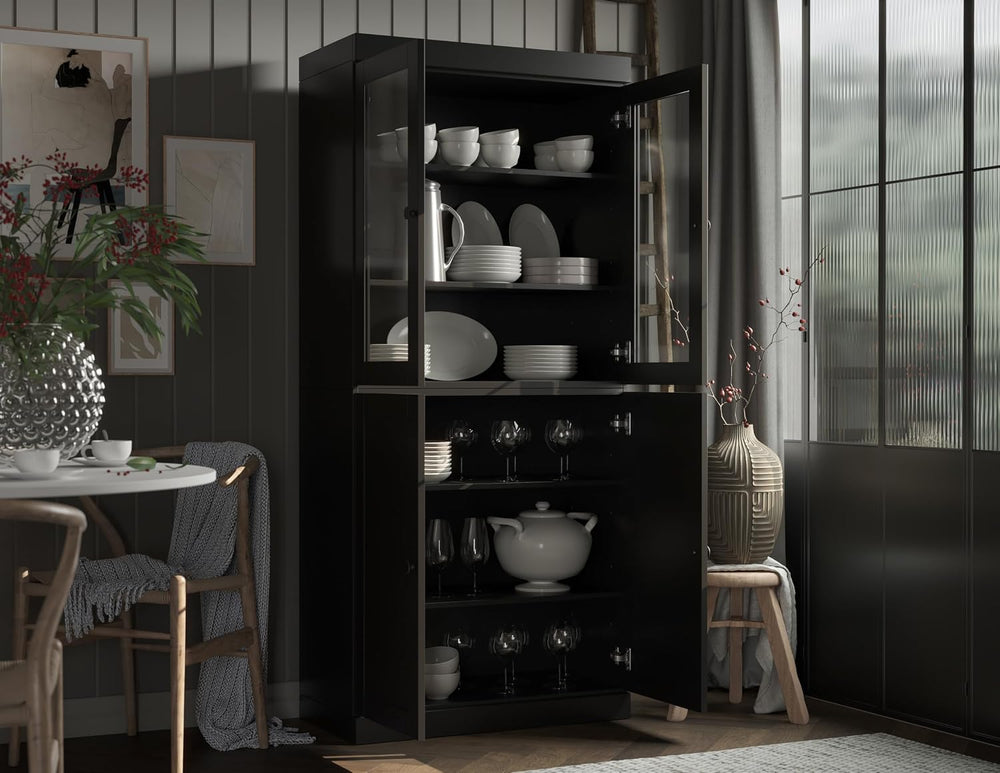 Palace Imports Solid Wood Tall Pantry Cabinet – 71.5" H x 32" W – B...