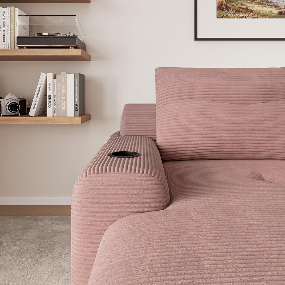69” Oversized Chaise Lounge Chair Indoor, Soft Floor Chaise Lounge Reading Ch...