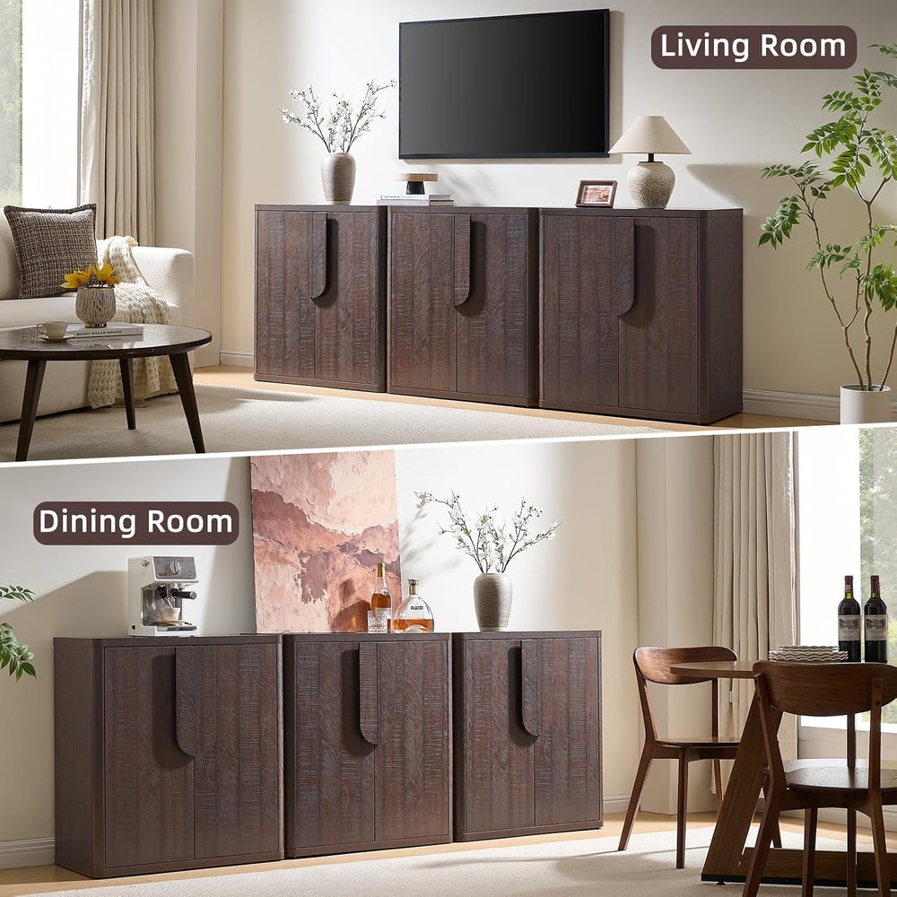 31.14'' Sideboard Buffet Cabinet W/Storage, Modern Accent Cabinets W/...