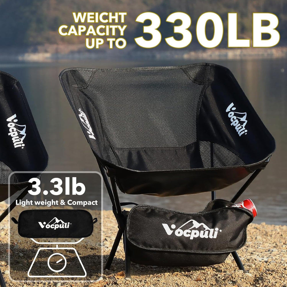 Camping Chair, Lightweight Folding Backpacking Hiking Chair, Compact Portable...