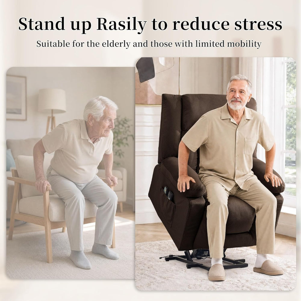 Korser Dual Motor Power Lift Recliner Chair for Elderly with Massage and Heat...