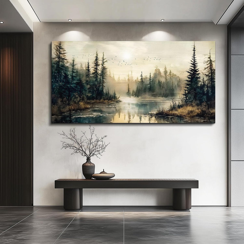 FUHAIHUA Canvas Wall Art For Living Room Large Wall Decor For Office Modern B...