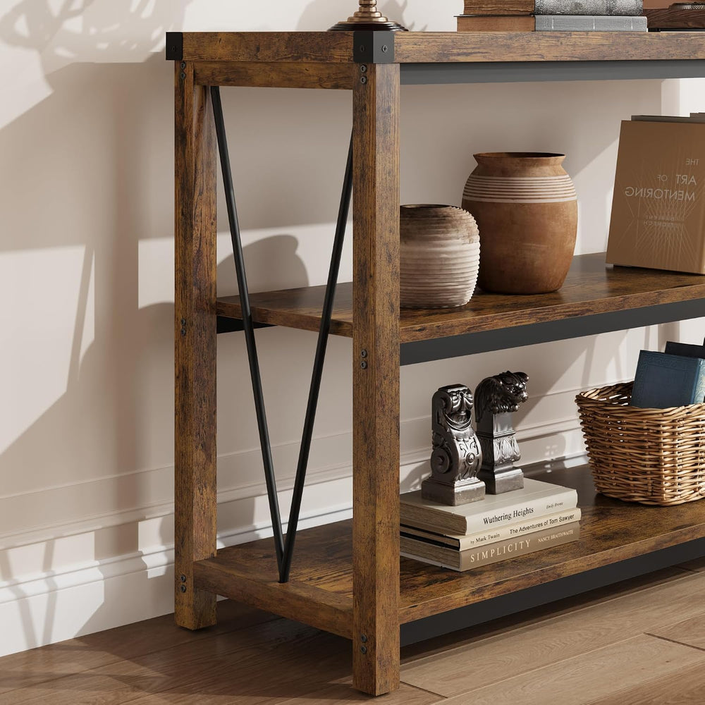 Garvee Farmhouse Console Table, 47 in Narrow Long Entryway Table with Storage...