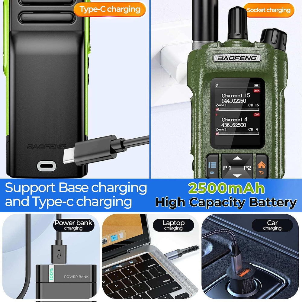 BAOFENG DM32 DM-32UV DMR Radio,Walkie Talkies Long Range ,ham Radio 1pcs