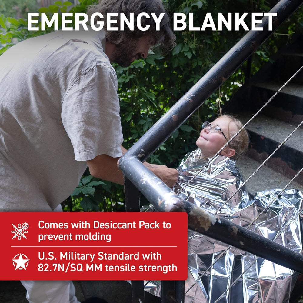 72HRS Essential Emergency Preparedness Kit (Black, 4 Person)