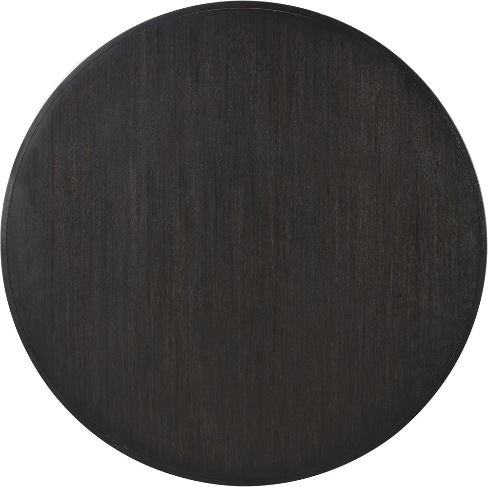 Coaster Home Furnishings - Leandro - Wood - Round Dining Table with Pedestal ...