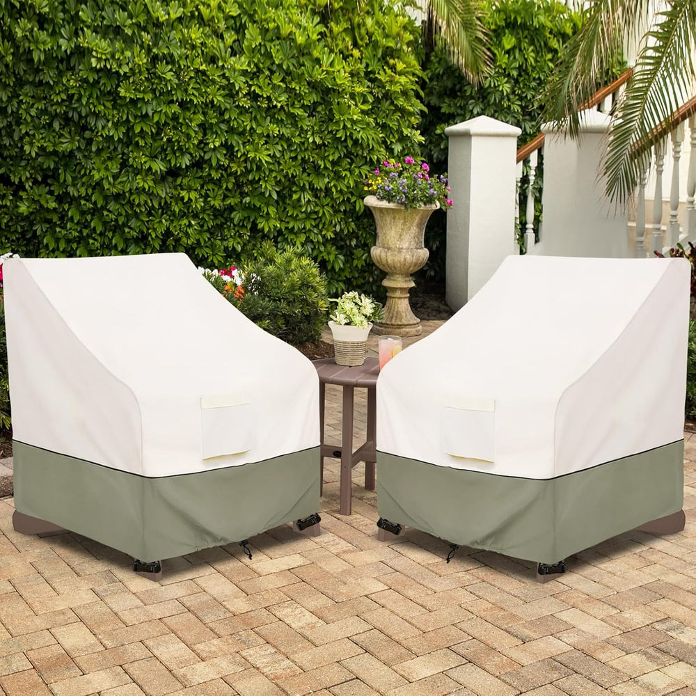 Waterproof 2 Pack Patio Adirondack Chair Cover for Outdoor Chair Size Up to 3...