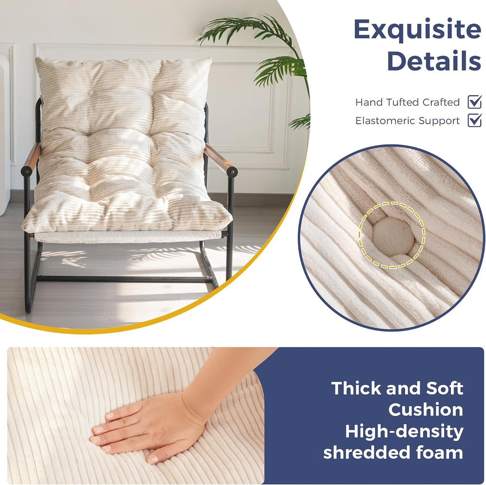 MAXYOYO Modern Accent Chair, Comfy Living Room Chair with Metal Frame | Accen...