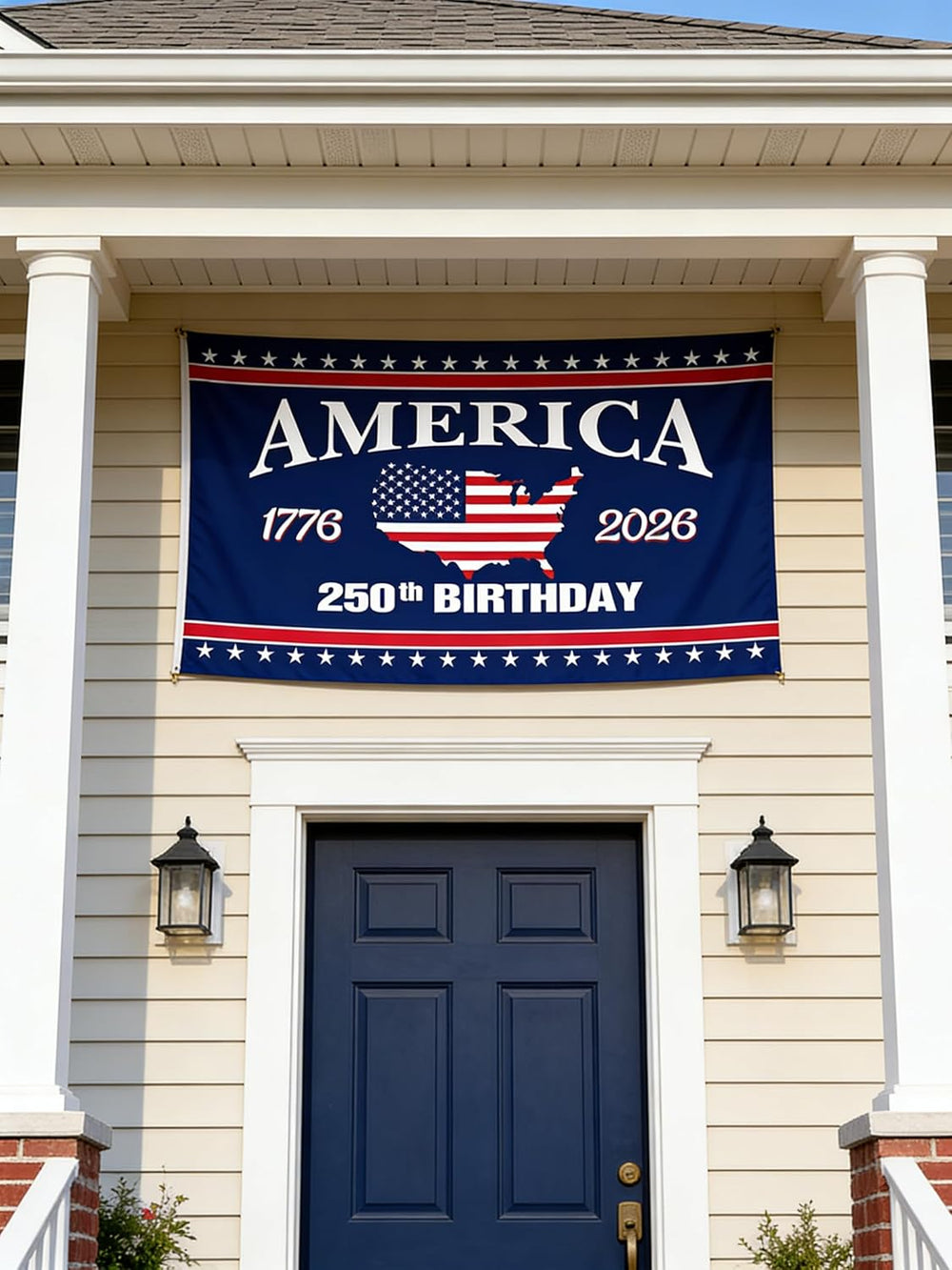 250 Anniversary USA Flag - 3x5 Ft Double Sided 3 Layers Patriotic Flags - 4th...