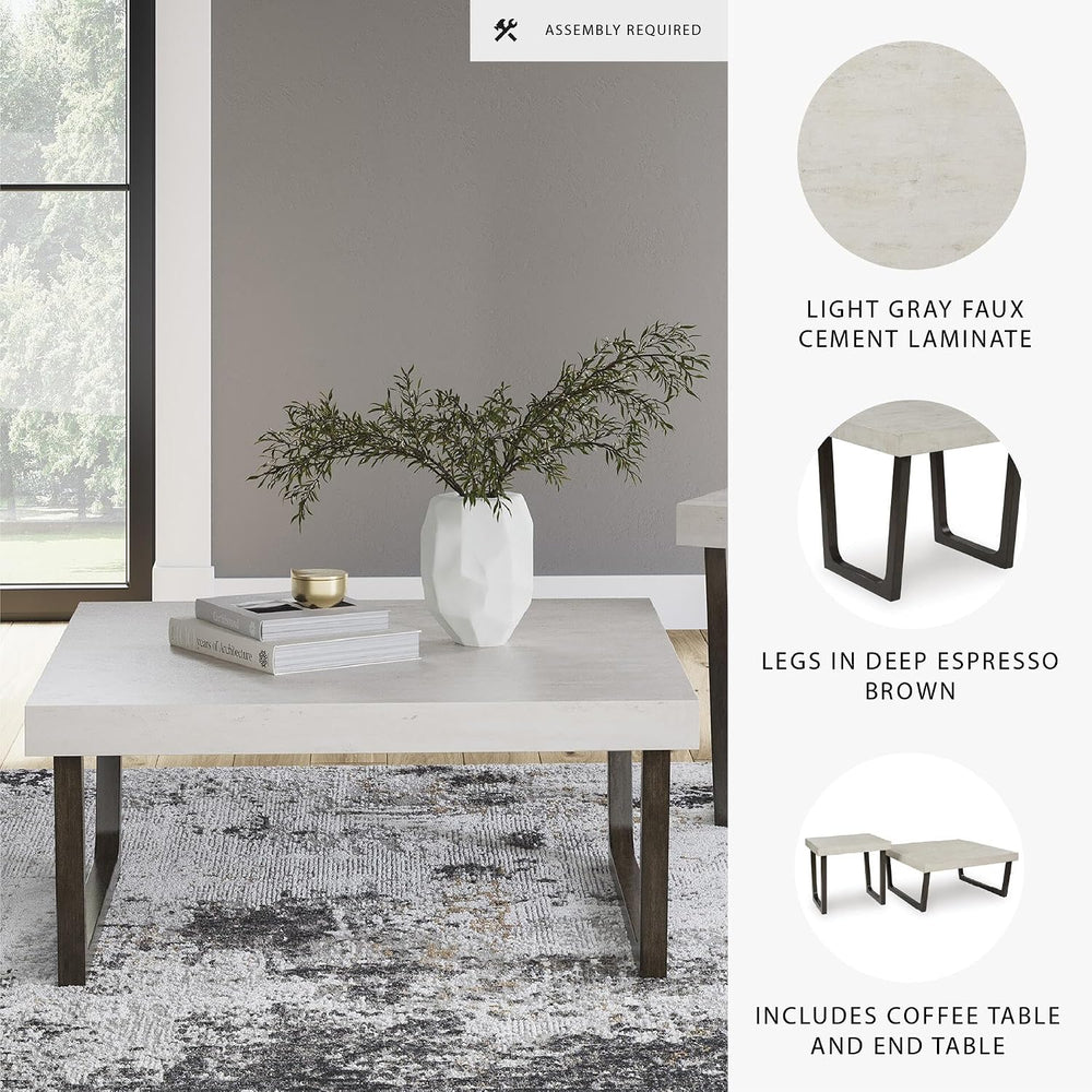 Signature Design by Ashley Westenfort 2-Piece Square Coffee Table Set | Squar...