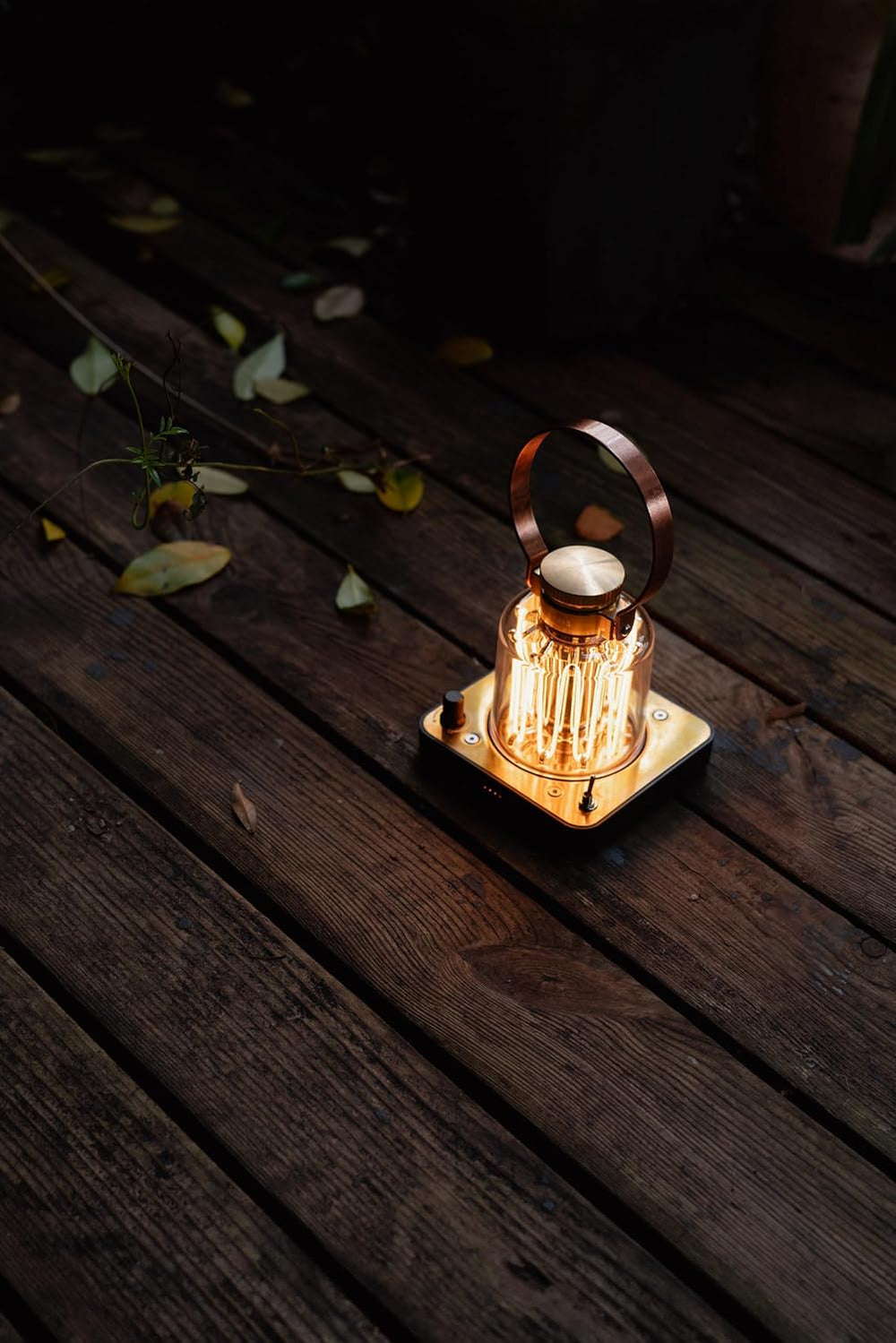 Barebones Block Tower Lantern – Rechargeable LED Lantern with Adjustable Brig...