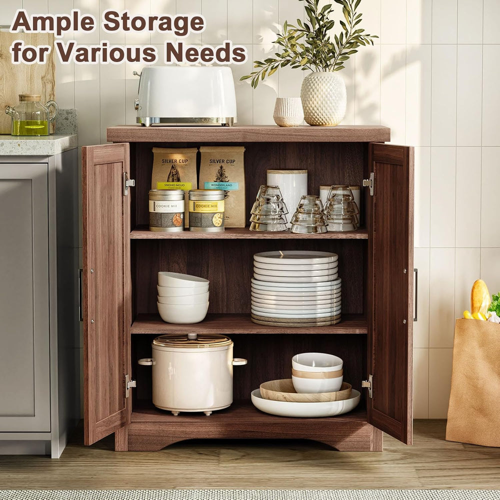 Memobarco Fluted Buffet Cabinet with Storage Accent Sideboard,Modern Credenza...